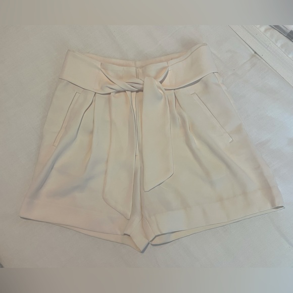 H&M Pants - H&M White Paperbag Shorts